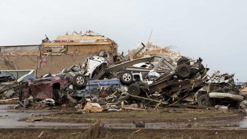 Ivan vivió el tornado de Oklahoma en primera persona