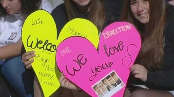 Telediario 1 - Concierto de One Direction