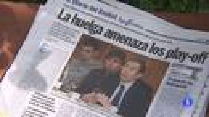 Telediario 1 - Huelga en el baloncesto español, hablan las partes para TVE