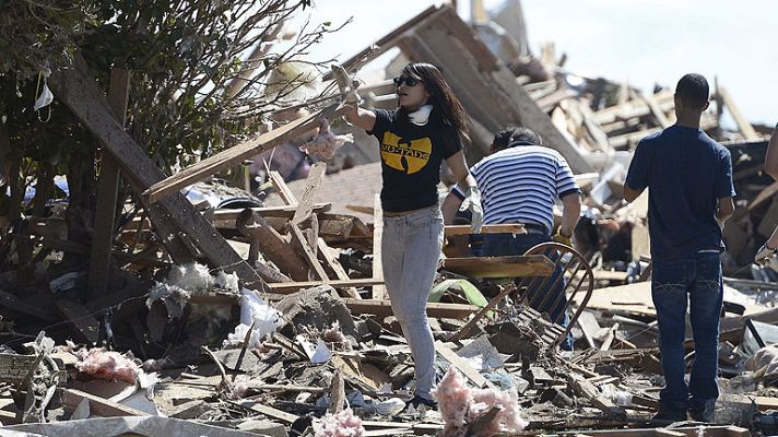 Telediario 1 - El tornado de Oklahoma fue de intensidad cinco, la máxima