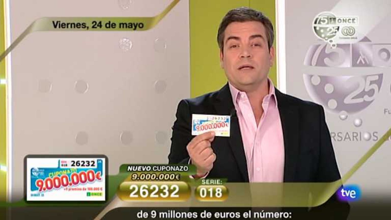 Sorteo ONCE - 23/05/13 - Ver ahora