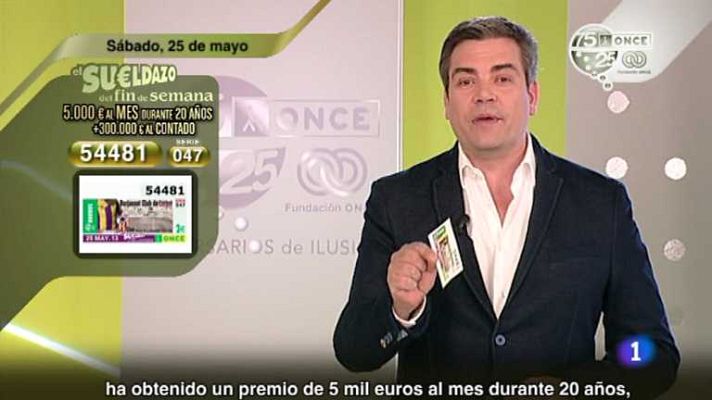 Sorteos ONCE - Sorteo ONCE - 25/05/13