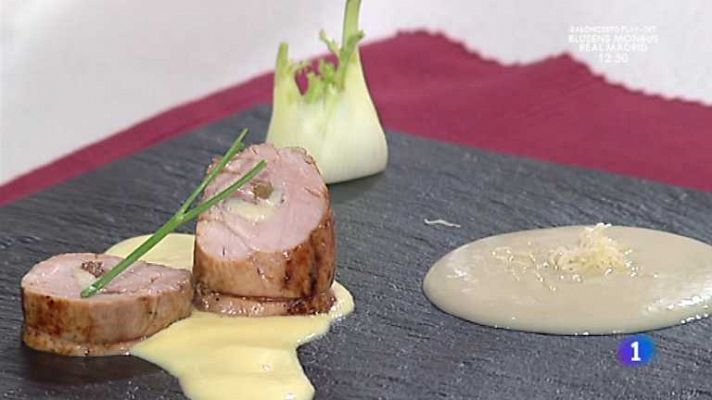 Cocina con Sergio - Solomillo asado con espuma patata