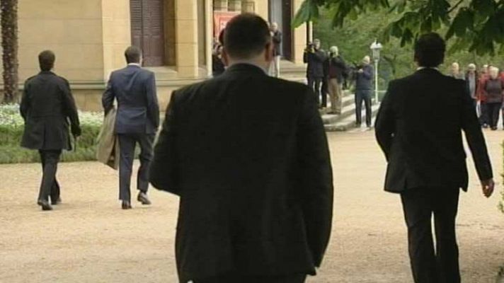 Telediario 1 - Menos escoltas en el País Vasco