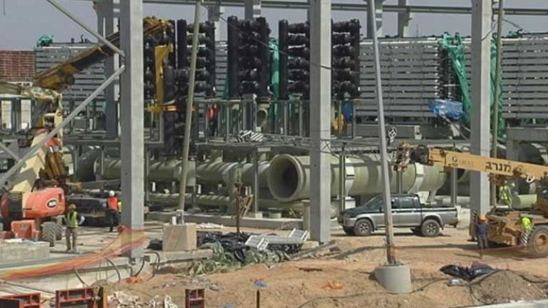 España construye la planta desaladora más grande del mundo en Israel