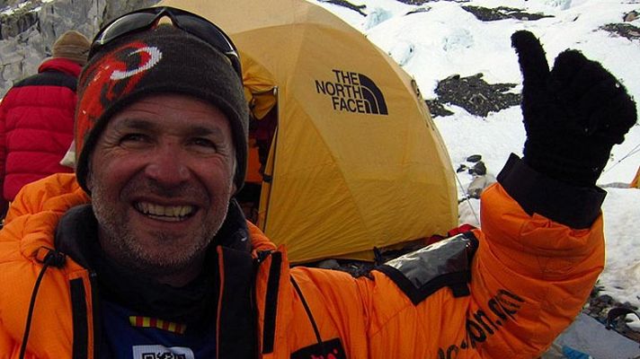 Telediario 1 - Juanjo Garra, alpinista español, muere en el Himalaya