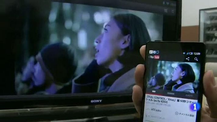 Telediario 1 - El 4G, la cuarta generación de telefonía móvil llega a España este miércoles