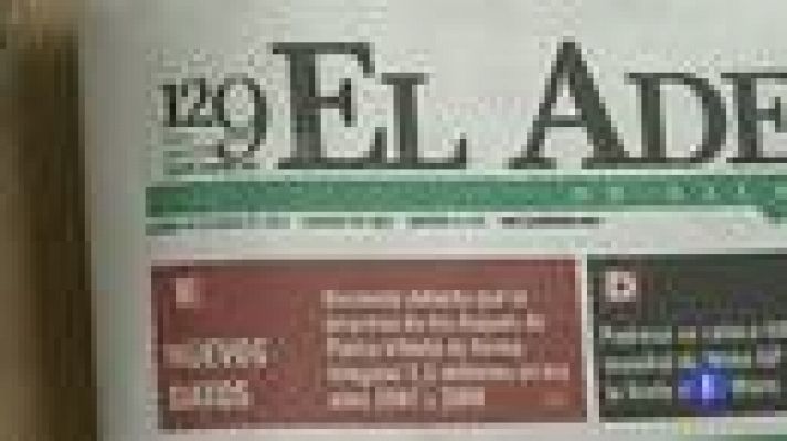 Telediario 1 - Cierra el periódico salmantino "El Adelanto" tras 130 años de historia