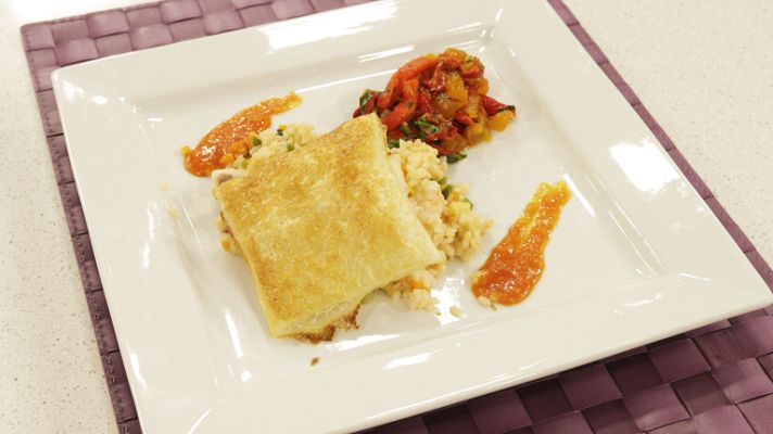 RTVE Cocina - Arroz con rape al limón con ensalad