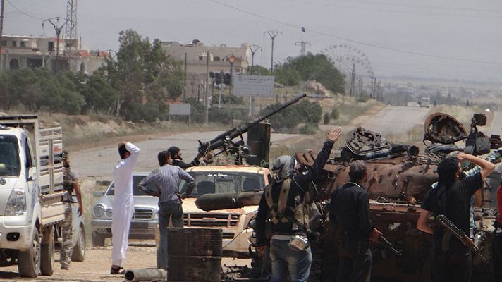 Telediario 1 - La UE y el embargo de armas a Siria