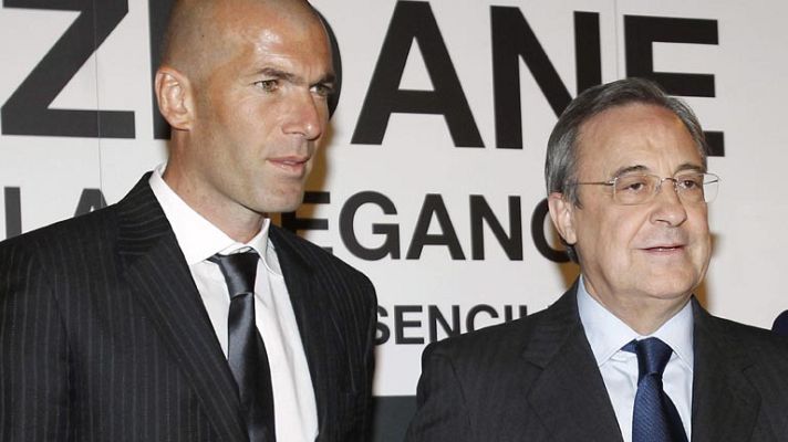 Telediario 1 - Zidane "fichado" de nuevo por Florentino Pérez