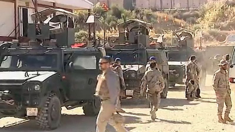 Último movimiento de las tropas españolas en Afganistán antes de su retirada