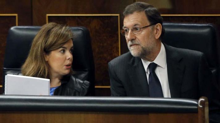 Telediario 1 - Sesión de control en el Gobierno