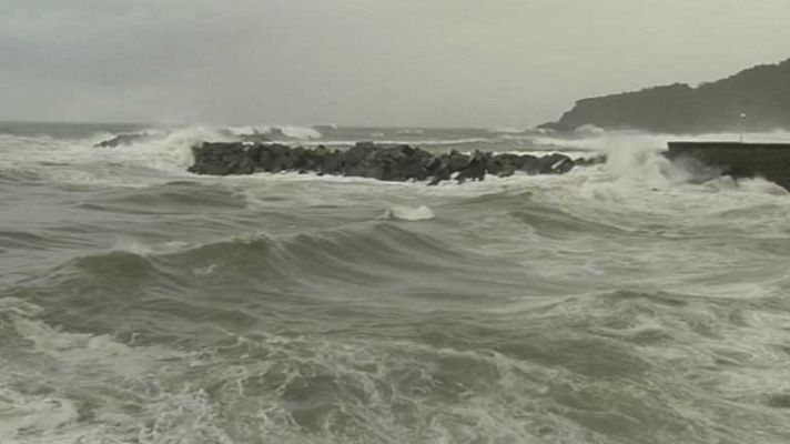 Vientos fuertes y precipitaciones en el Cantábrico y Pirineo