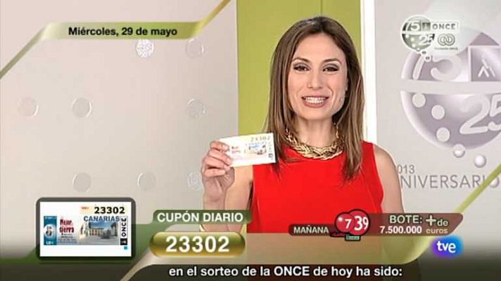 Sorteos ONCE - Sorteo ONCE - 29/05/13