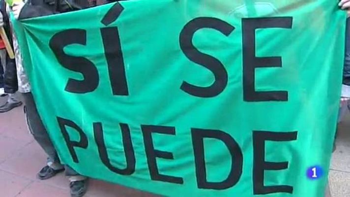 Telediario 1 - El origen del cántico de moda en el fútbol: "¡Si se puede!"