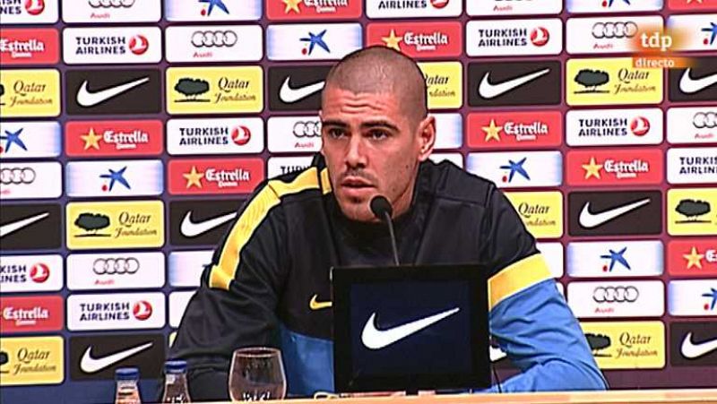  Fútbol - Rueda de prensa de Víctor Valdés, portero del FC Barcelona - Ver ahora