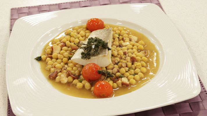 RTVE Cocina - Bacalao con garbanzos salteados