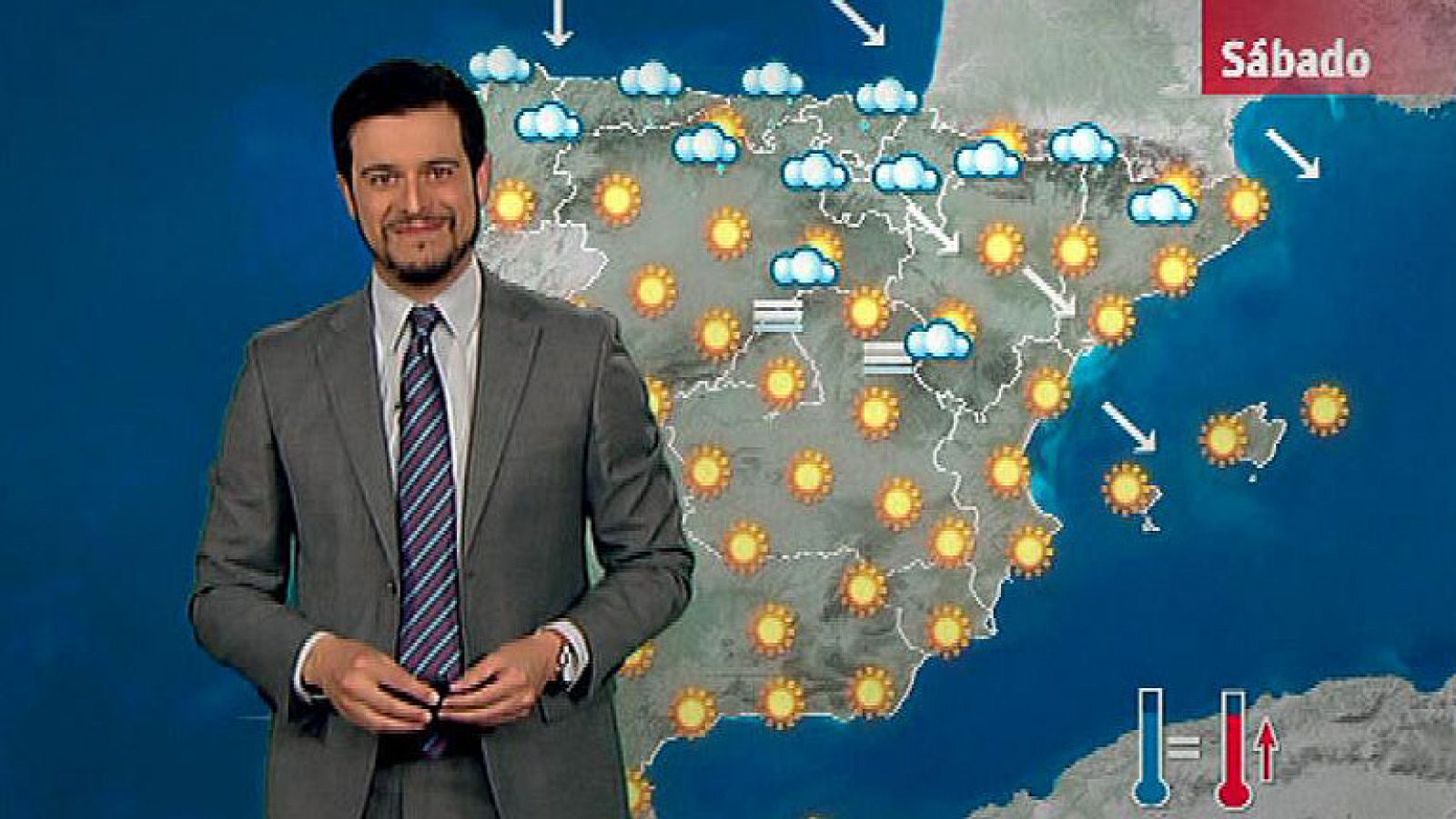 El tiempo: Ascenso térmico y nubes en el norte | RTVE Play