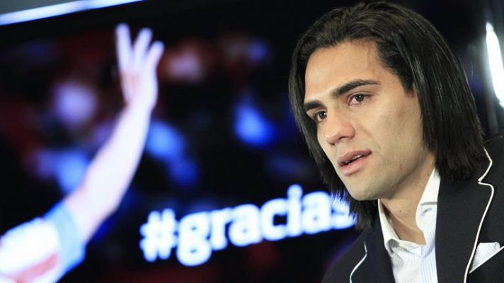 Falcao se despide del Atlético entre lágrimas