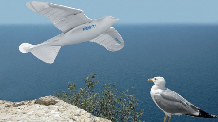 Un robot que vuela como un pájaro