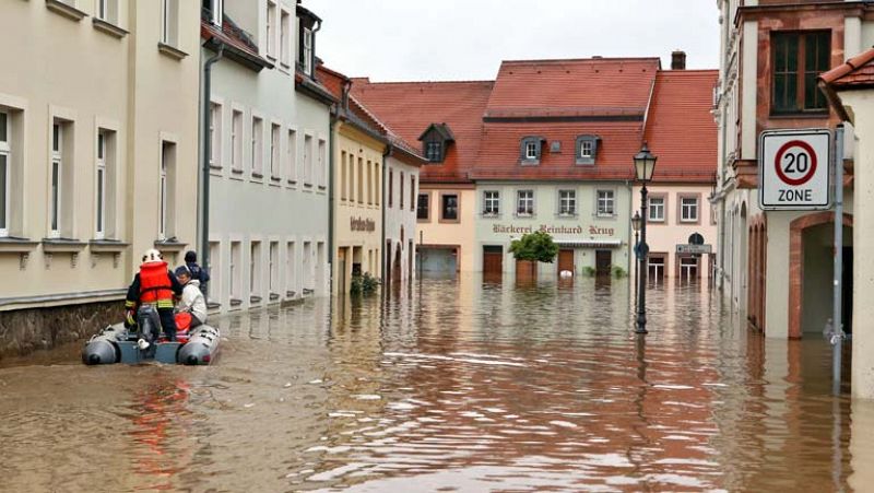 8 fallecidos y 10 desaparecidos en las inundaciones que afectan al centro de Europa