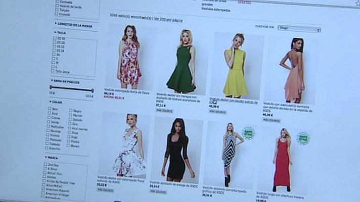 Telediario 1 - Crecen las compras por internet