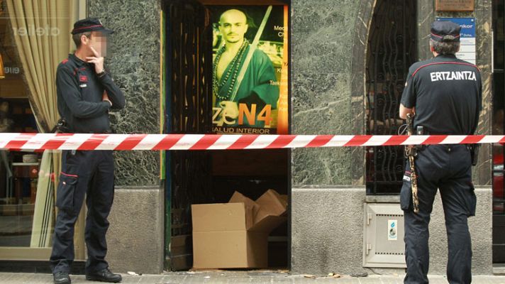 Restos óseos en el gimnasio