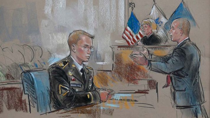 Empieza el juicio militar a Manning