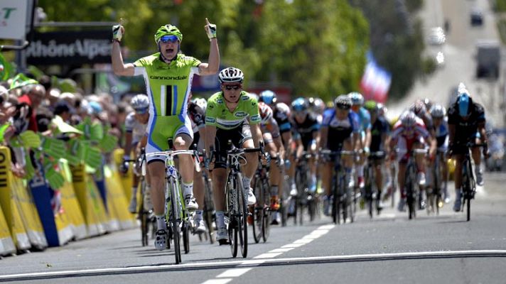 Viviani vence la segunda etapa en la Dauphine