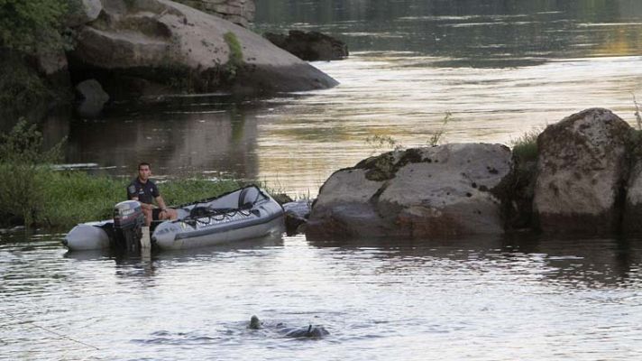 Telediario 1 - Niños ahogados en el río Miño