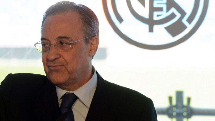 Florentino Pérez guarda silencio sobre entrenadores