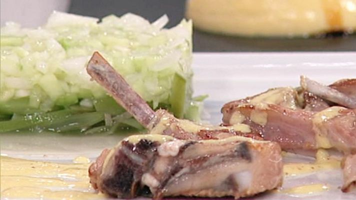 Chuletas de cordero en salsa 