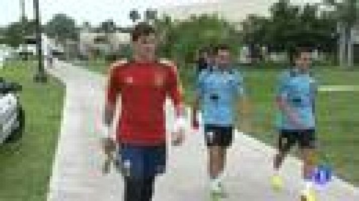 Telediario 1 - La Roja reparte los números para la Copa Confederaciones