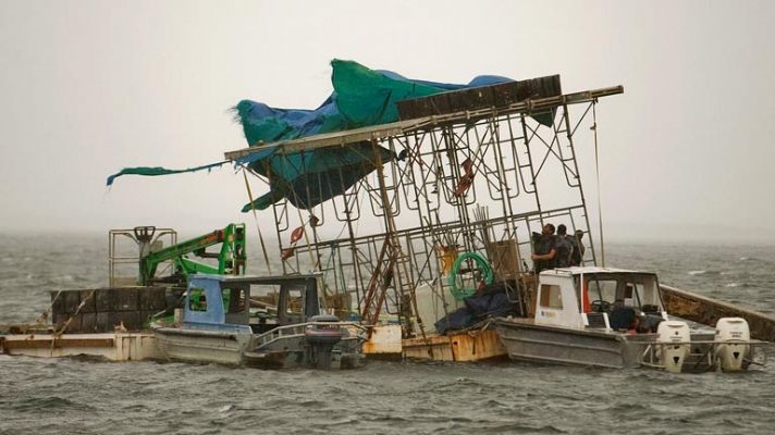 La tormenta tropical 'Andrea' pierde intensidad mientras avanza hacia el interior