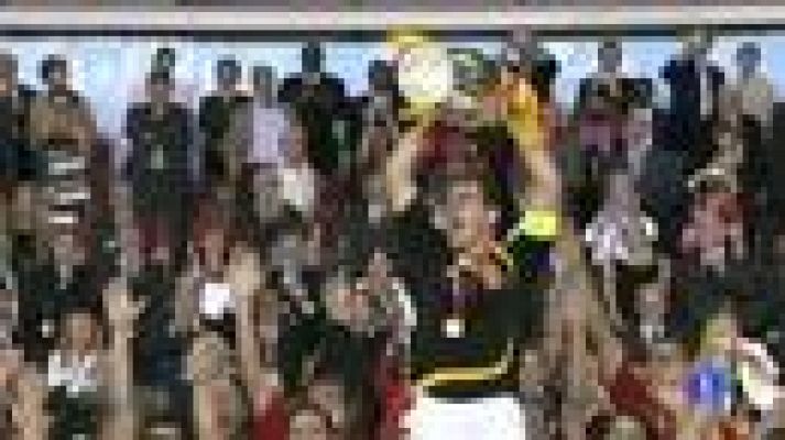 Telediario 1 - Los internacionales cambian de balón en Miami