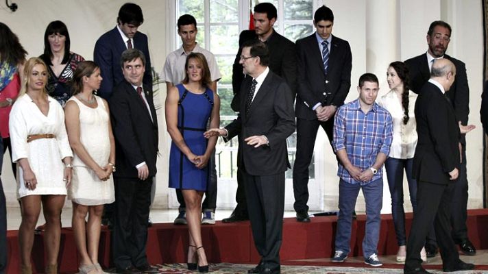 Telediario 1 - Rajoy reitera el apoyo del gobierno a la candidatura de Madrid 2020