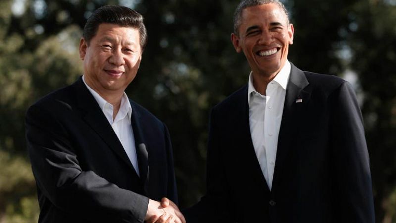 Los presidentes estadounidense y chino se reúnen por primera vez como jefes de estado