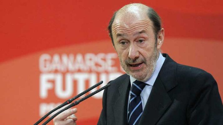 Telediario 1 - Rubalcaba en pro de la igualdad