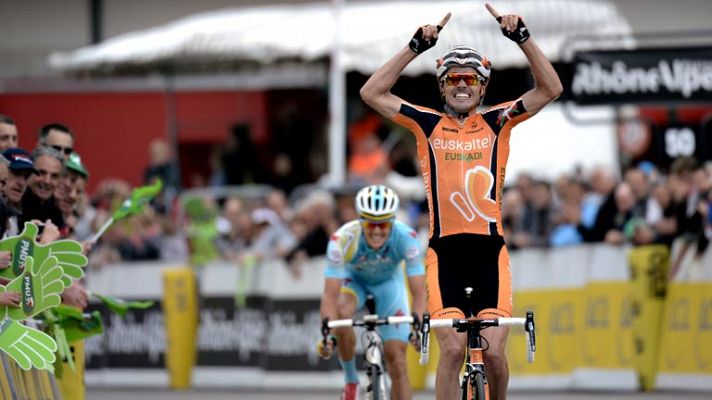 Samuel Sánchez gana la etapa en la Dauphiné