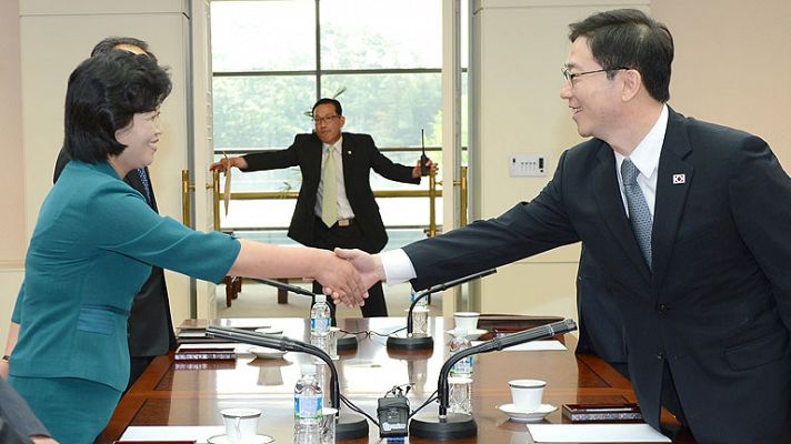 Las dos Coreas acercan posiciones de cara al histórico encuentro del próximo miércoles