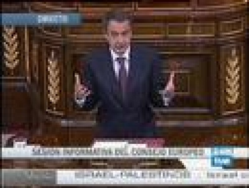 Zapatero habla sobre Irlanda en el Congreso