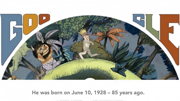 El Doodle de Google dedicado a Maurice Sendak