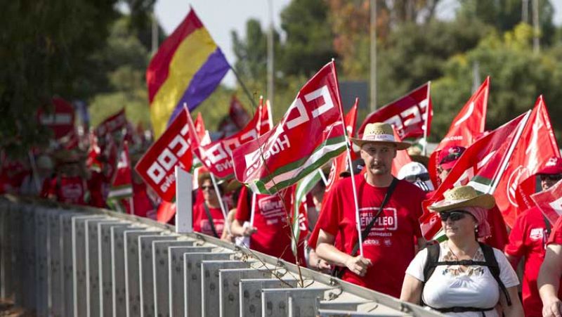 En Andalucía, tres marchas reclaman un plan de emergencia por el empleo