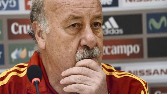 Telediario 1 - Del Bosque no desvela quién será el portero