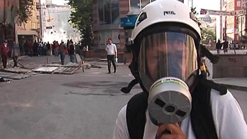 Directo de la enviada especial de TVE, Anna Bosch, en Taksim