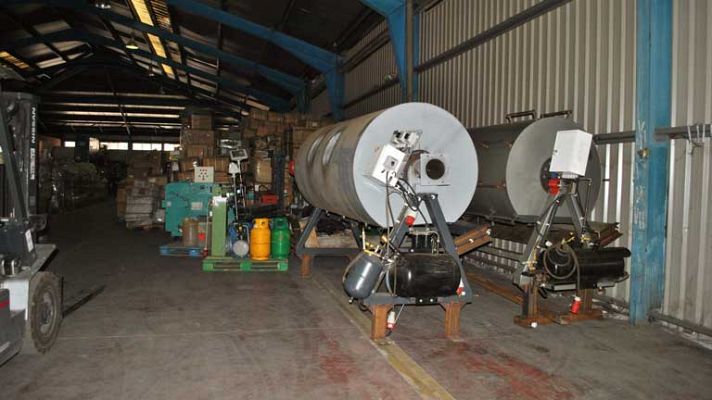 Telediario 1 - Fábrica pirata de tabaco