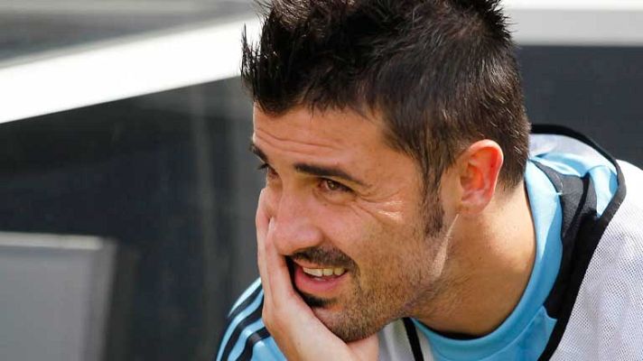 Telediario 1 - Para Villa, jugar en la selección es como una terapia