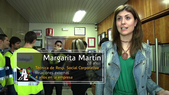 Margarita Martín (28 años)  Técnica de Resp. Social Corporativa