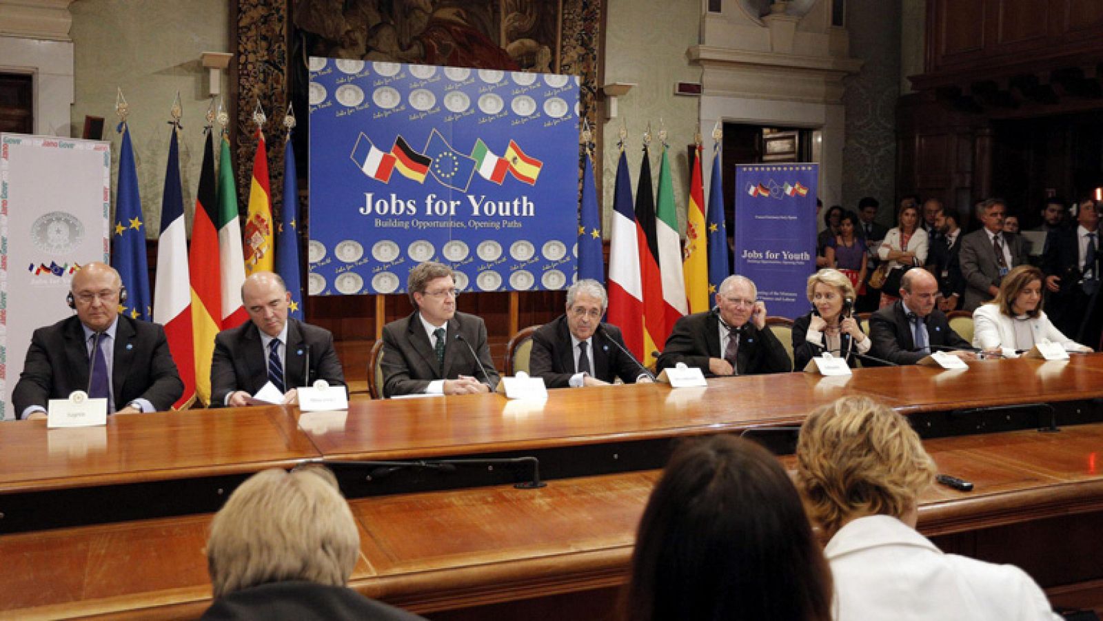 Telediario 1: Alemania, Francia, España e Italia instan a la movilización del fondo de empleo juvenil de la UE | RTVE Play